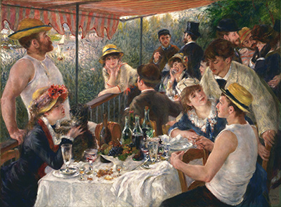 Luncheon of the Boating Party by Pierre-Auguste Renoir